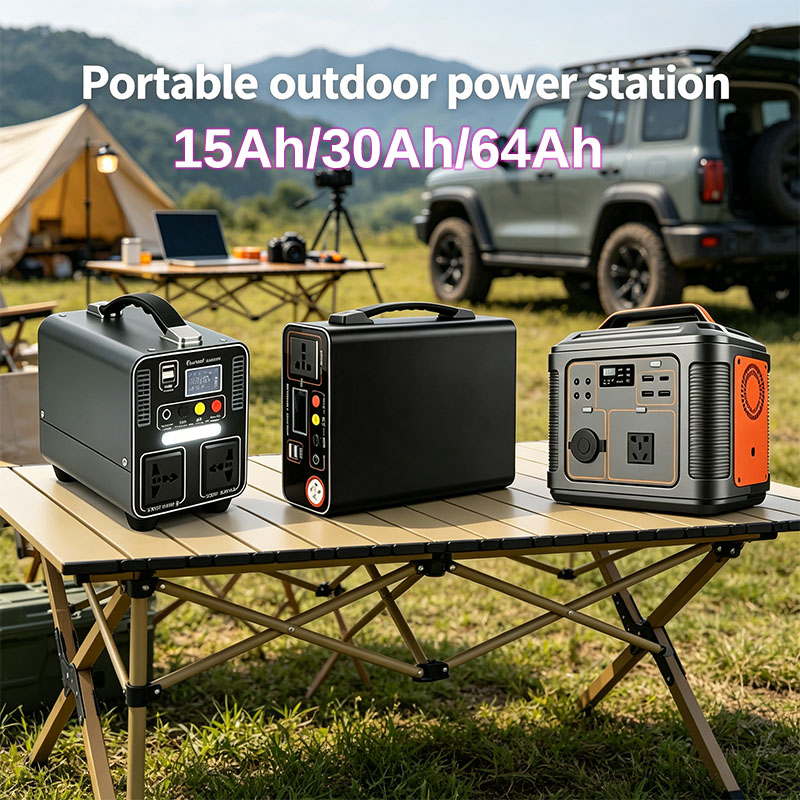 Solar Emergency Charger - Station d'alimentation portable 300W, 220V, alimentation