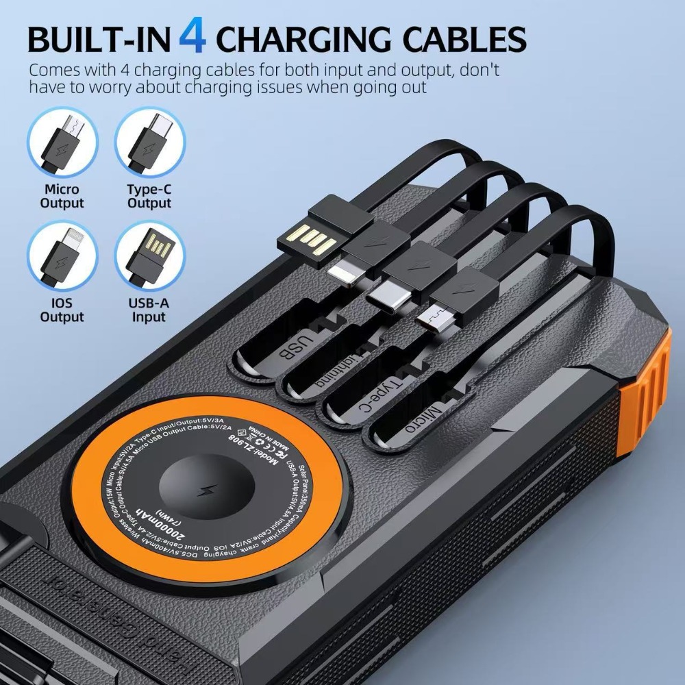 Nouvelle batterie solaire 5000 - Solar Emergency Charger avis et prix
