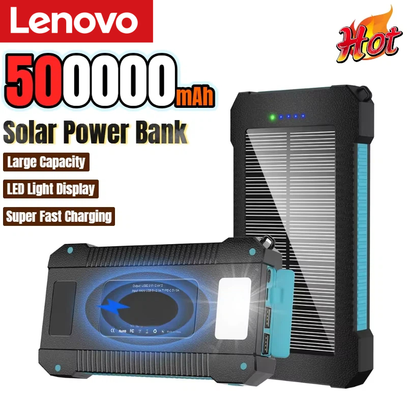 Batterie externe solaire Lenov - Solar Emergency Charger avis et prix