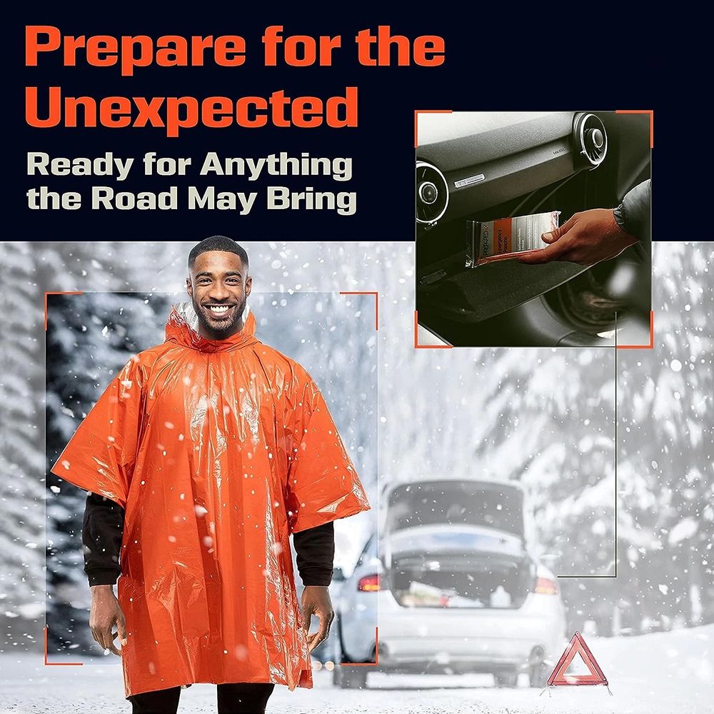 1 pièce Poncho de pluie de cam - Emergency Poncho Rain avis et prix